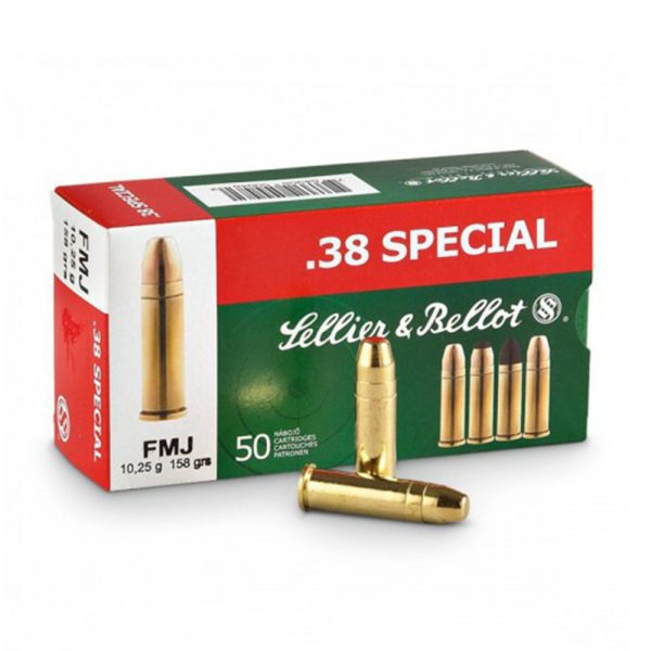 SELLIER&amp;BELLOT .38 SPEC FMJ 10,25g