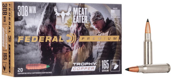 FEDERAL TROPHY COPPER 308 Win. 165gr