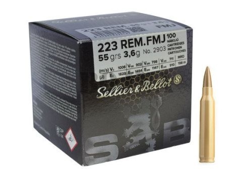 SELLIER&amp;BELLOT 223 REM 3,6g FMJ