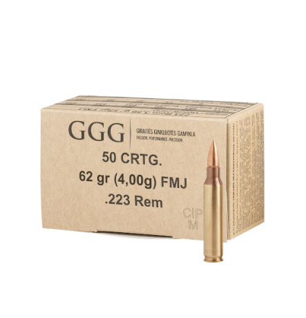 GGG .223 REM 62grs FMJ