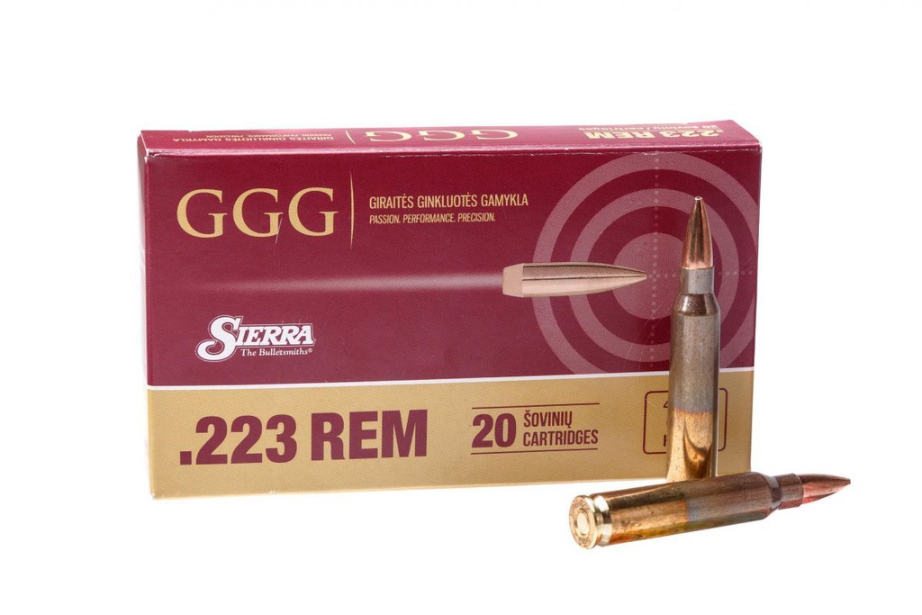 GGG .223 REM 69grs HPBT SIERRA