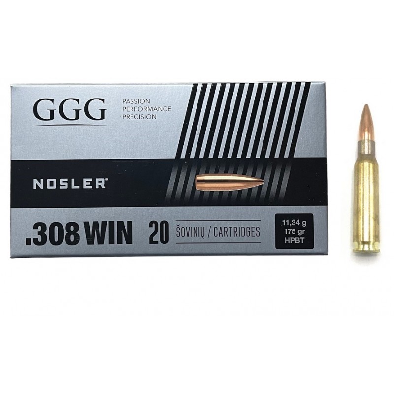 GGG .308 WIN 175gr HPBT NOSLER