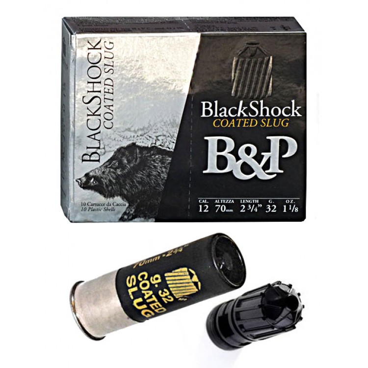 BASCHIERI&amp;PELLAGRI BLACK SHOCK SLUG 12/70 32g