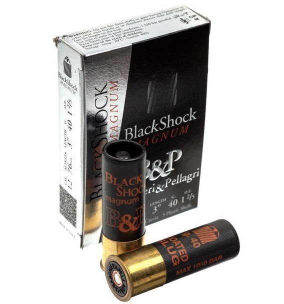 BASCHIERI&amp;PELLAGRI BLACK SHOCK MAGNUM SLUG 12/76 40g